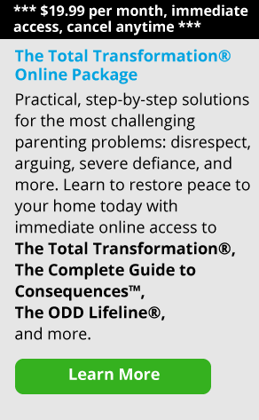 Publicité pour le pack en ligne Transformation totale de Empowering Parents